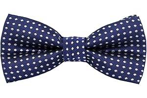 Pre-Tied Baby Bow Ties for Boys - Polka Dot & Solid Color