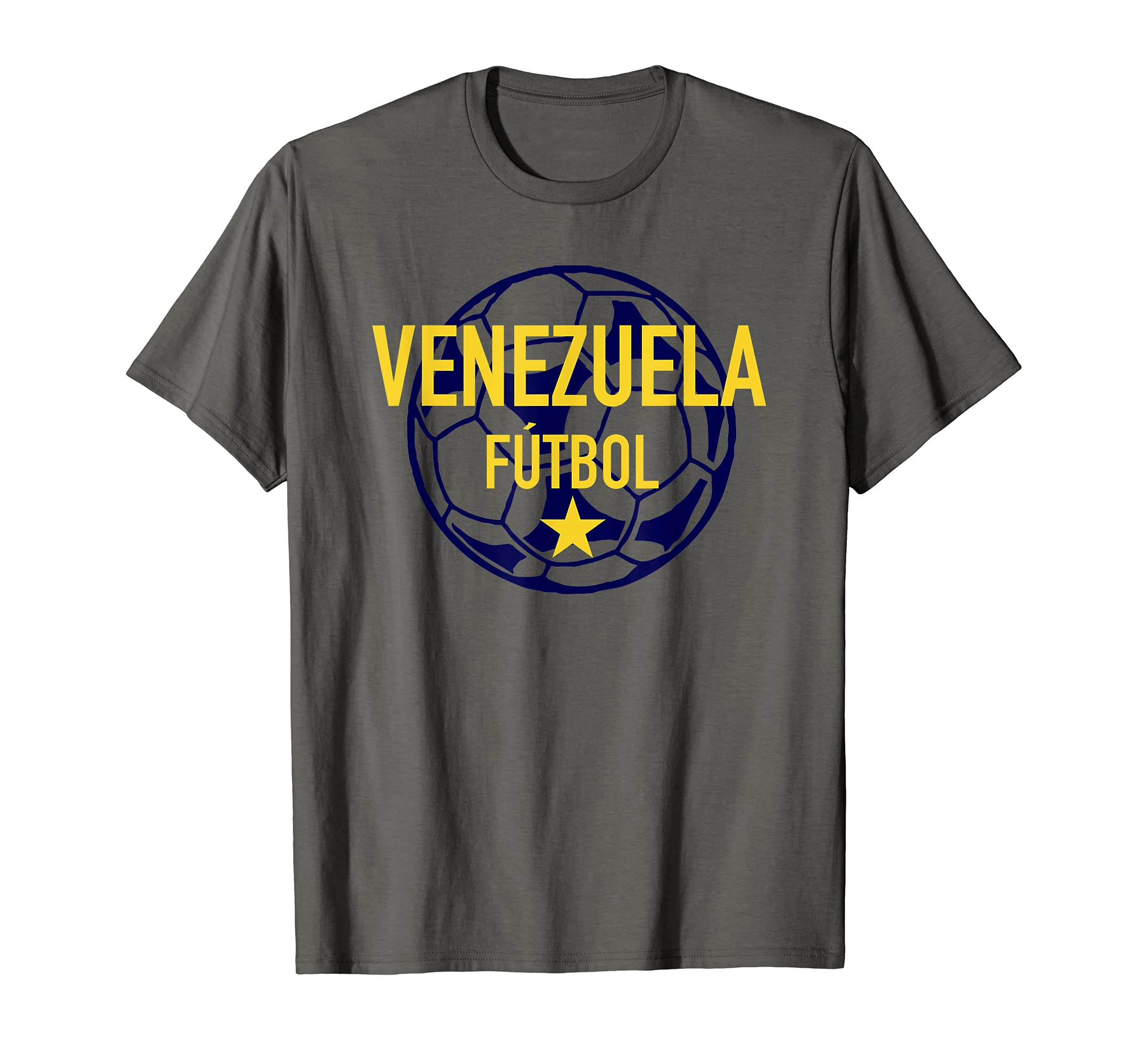 Trendy ApparelVenezuela Simple Text Football Shadow T-Shirt