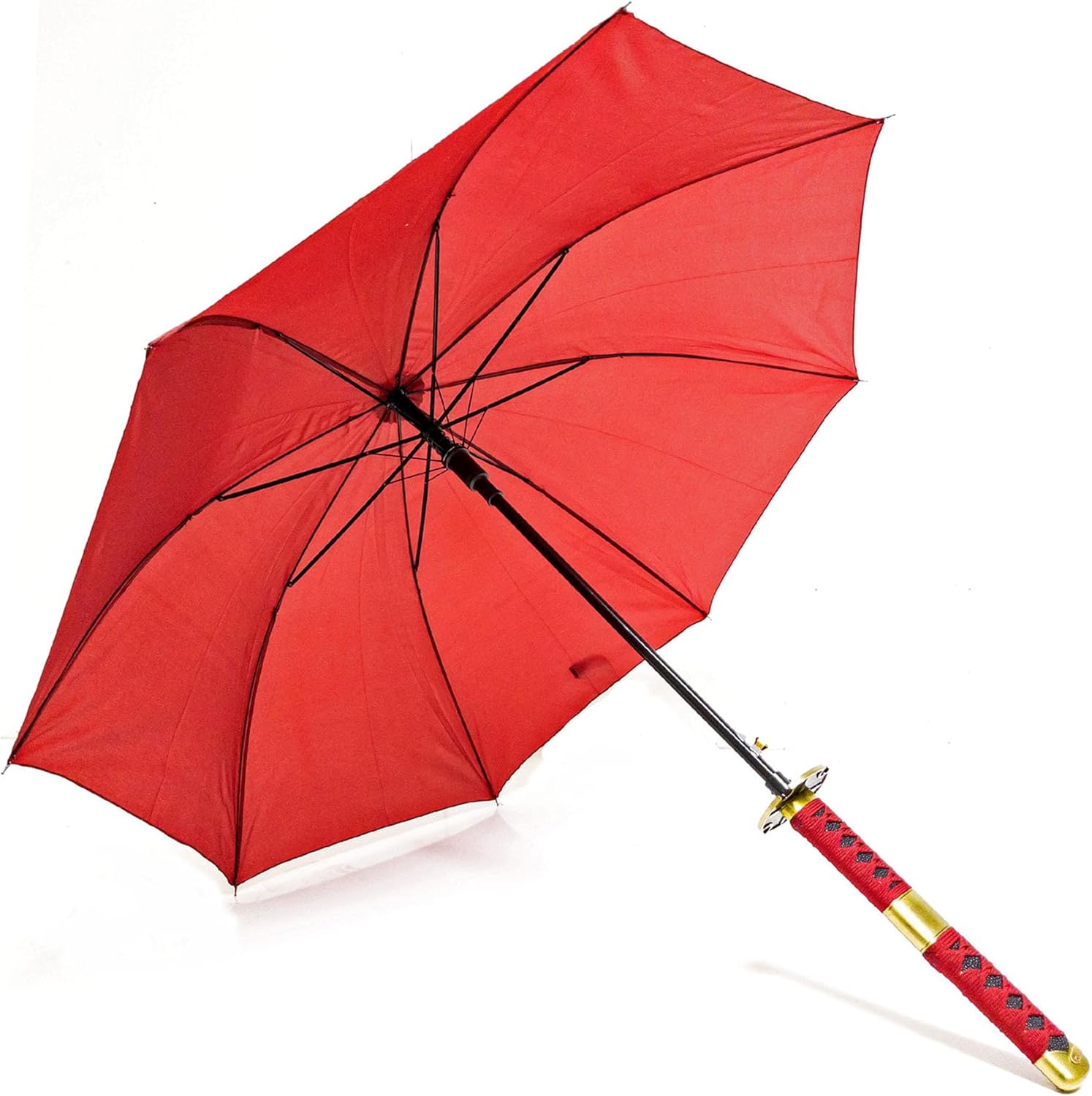 Armory Replicas™ Samurai Katana Sword Umbrella – 39 Inch Japanese Sword Style Handle with Matching Sheath Cover