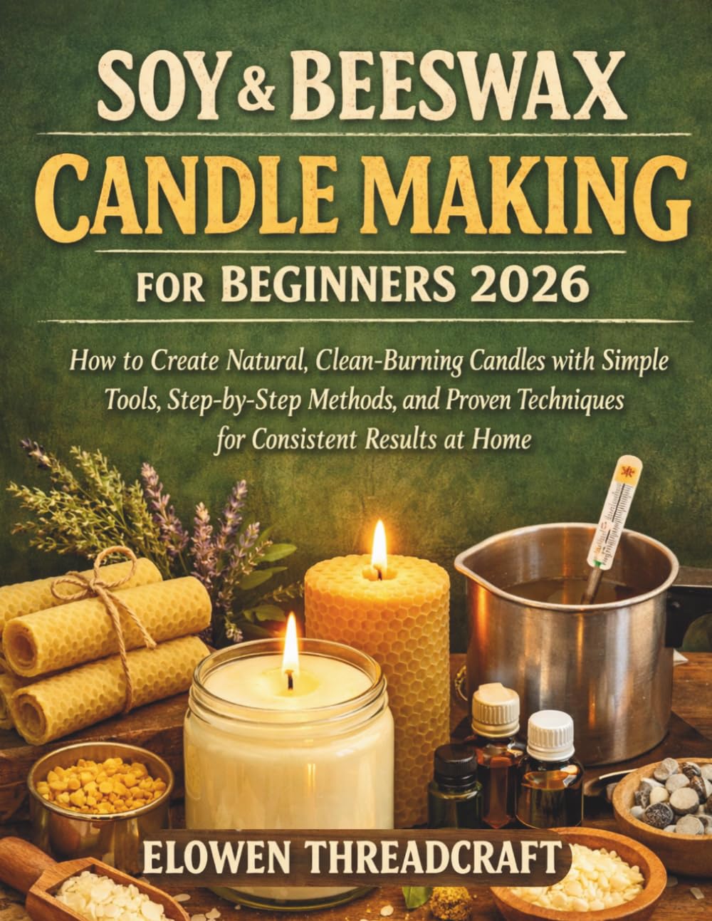 SOY & BEESWAX CANDLE MAKING FOR BEGINNERS 2026: How to Create Natural, Clean-Burning Candles with Simple Tools, Step-by-Step Methods, and Proven Techniques for Consistent Results at Home
