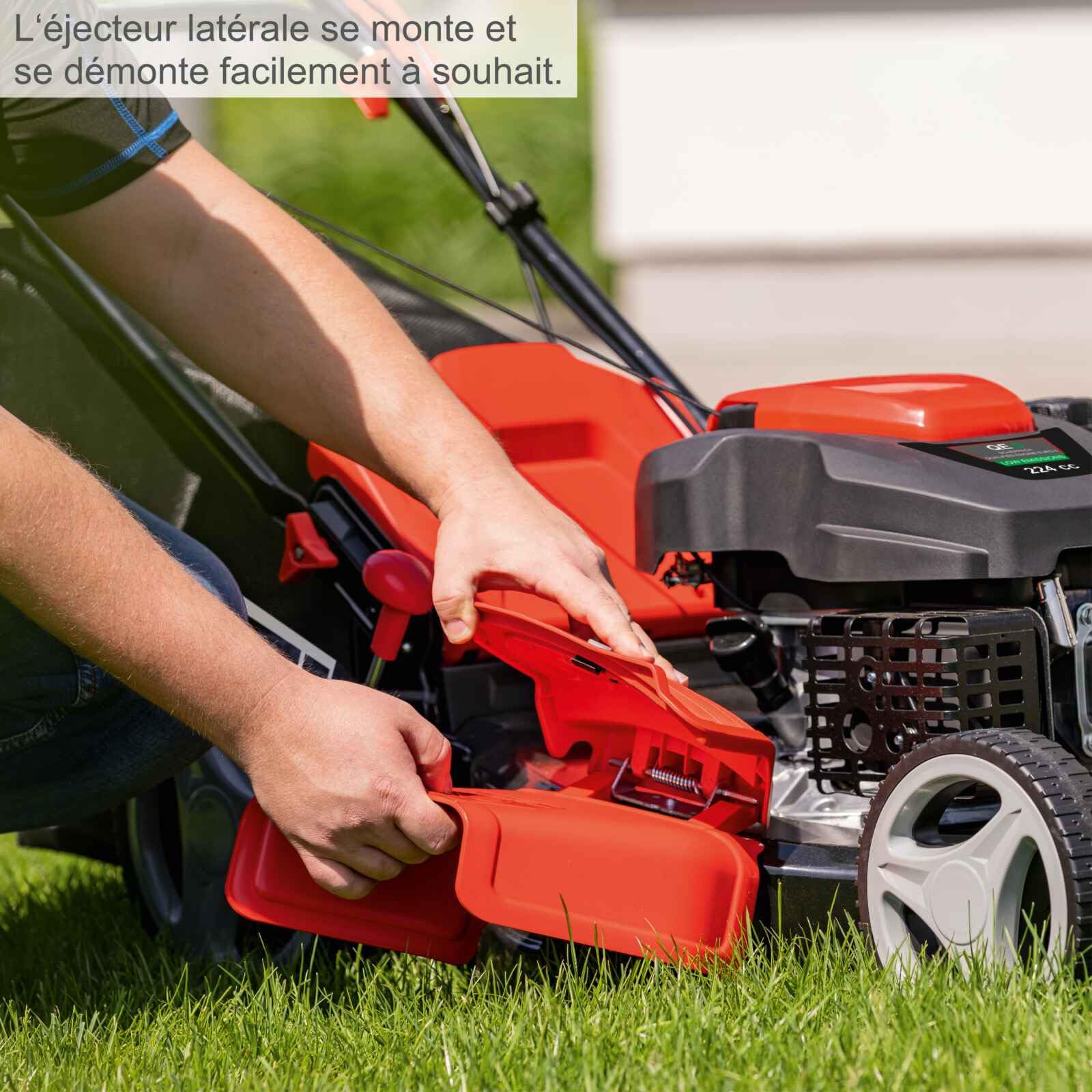 Scheppach Tondeuse Thermique autotractée MS225-53 - Moteur 6 CV / 4,4 KW