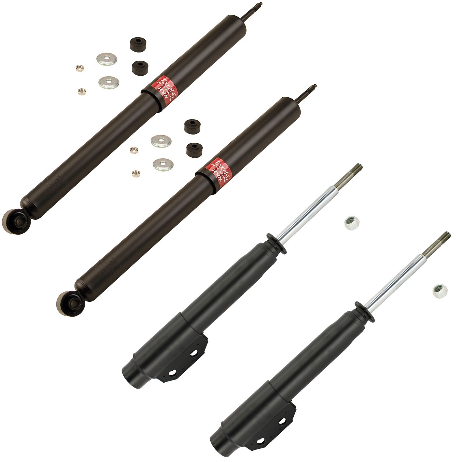 Amazon.com: KYB Excel-G Front & Rear Shock Strut LH RH Set of 4