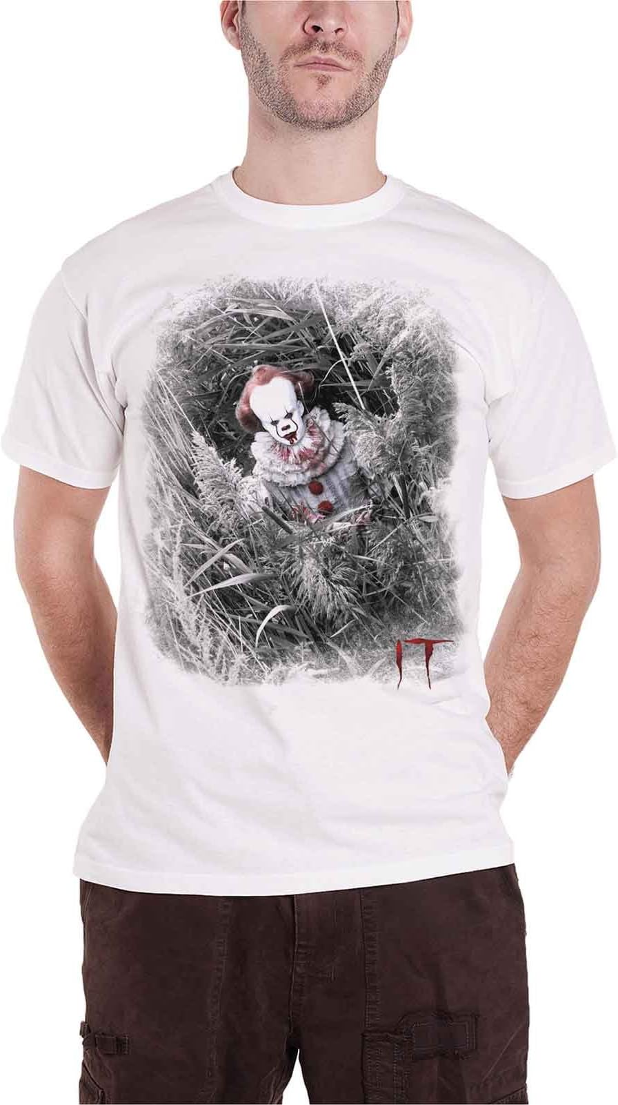 Pennywise T Shirt Hidden Stephen King It Horror Movie Official White