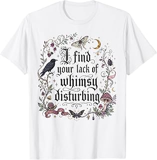 I Find Your Lack of Whimsy Disturbing Mushroom Halloween T-Shirt