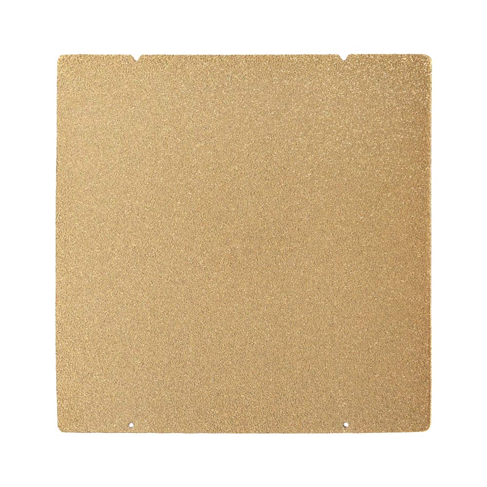 BCZAMD For Prus i3 MK3S+ MK4 MK4S Printer Accessories Upgrade Flexible Steel Printing Plate Double PEI Sheet Powder Coated Construction Platform for FDM Reprap MK3 MK2 MK2.5 Aquil Pro Project Gold