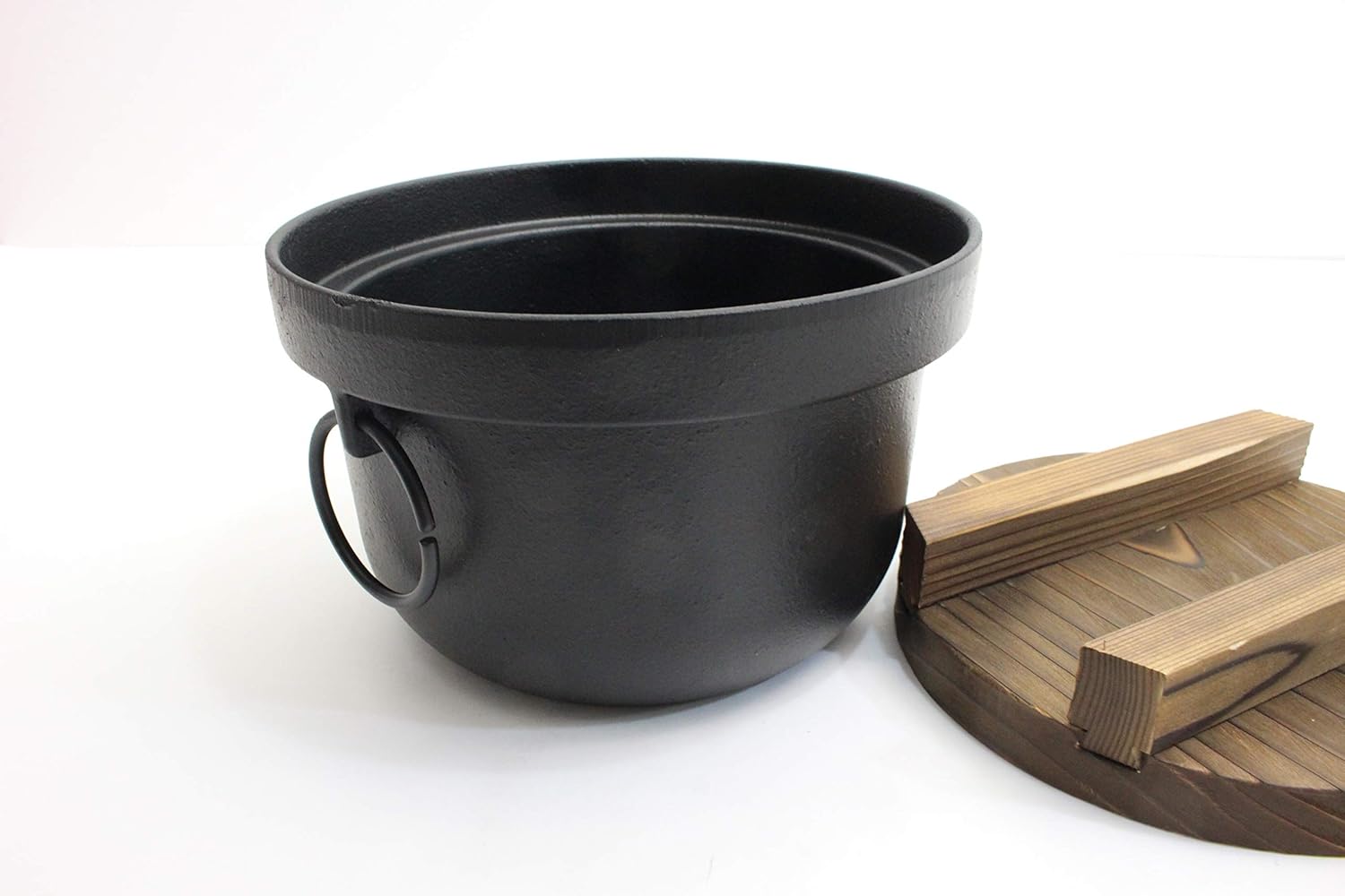 Shin Ikenaga Iron Living with Iron Delicious Rice, Iron Cooker, IH Compatible, 3 Pieces, Gift Wrapping Specifications