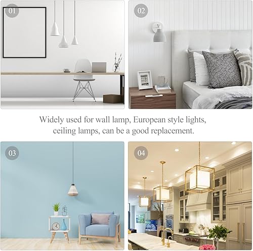 Miniatura 9 de Candelabro de techo plateado resistente, placa de cubierta de luz de metal para lámpara colgante, uso versátil en decoración del hogar, 5.31 pulgadas