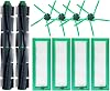 Replacement ,Compatible With Vorwerk Kobold VR200 VR300 Robot Vacuum Cleaner Main Roller Brush Side Brush Hepa Filter Spare Parts AccessoriesSet A