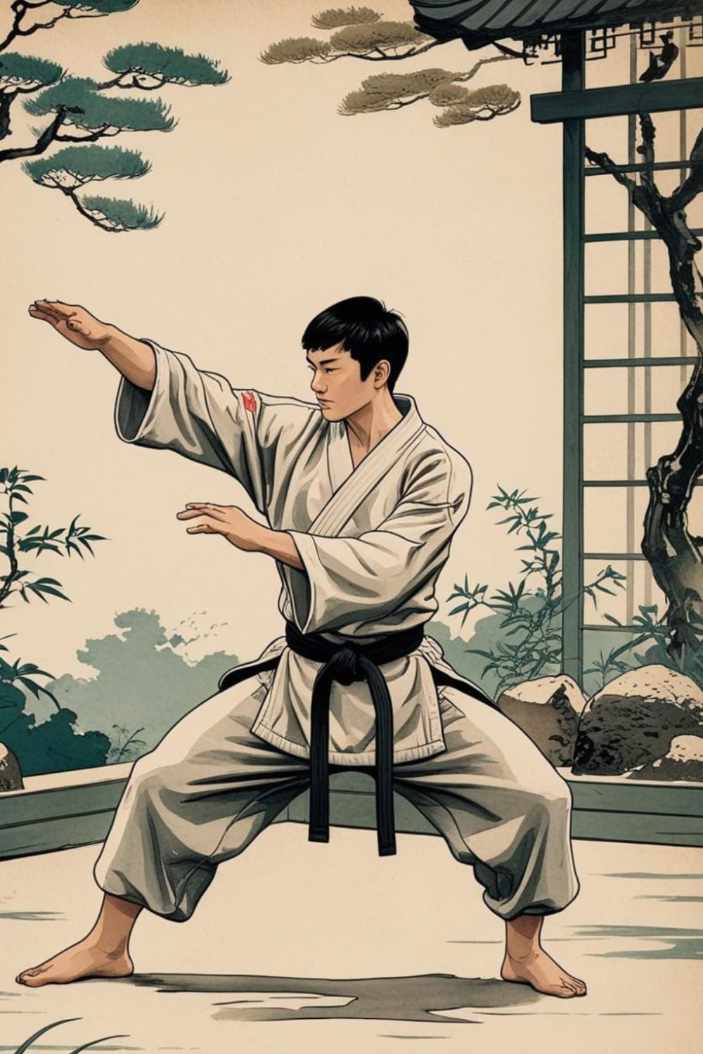 Carnet de notes arts martiaux: Carnet ligné 120 pages – karaté, kung-fu, taekwondo, jiu-jitsu, aïkido, self-défense, notes et réflexions. Cadeau idéal pour maîtres et élèves