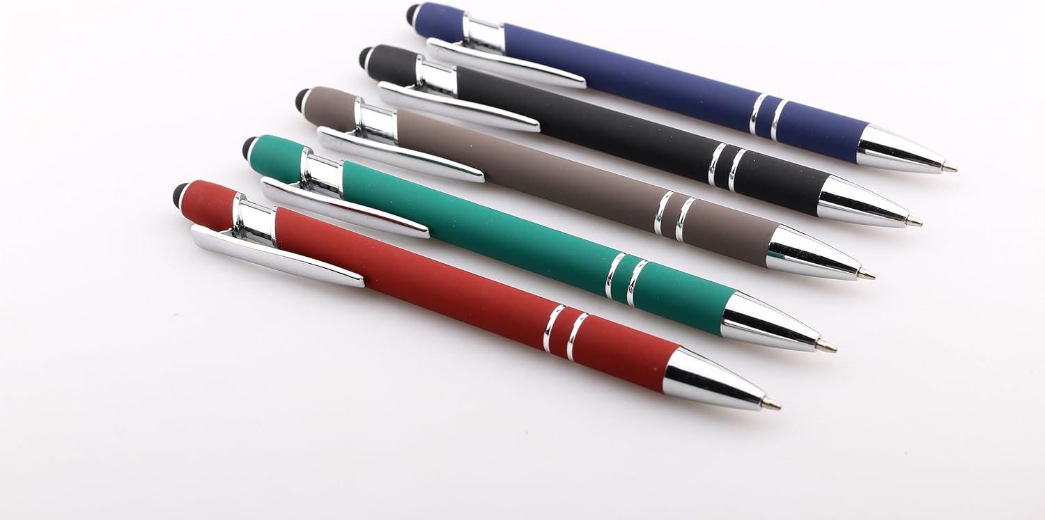 Bulk Custom Personalized Pens with Name & Logo Printing Perfect for Business, Graduation Gifts & Party Events 12 to 2000 Pieces Pack Ballpoint Pens (50, Multicolor)