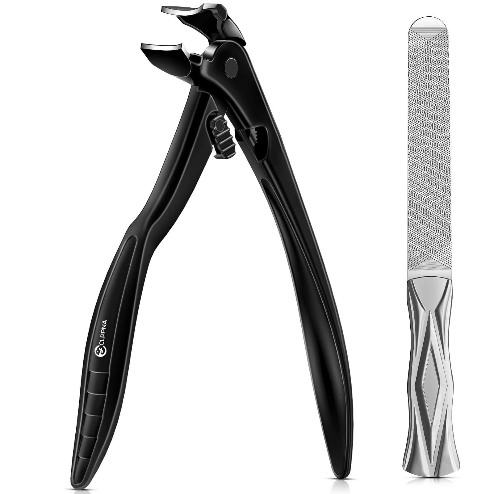 Upgrade Long Handled Toenail Clippers for Seniors with Lock Large Toe Nail Clippers for Thick Toenails for Men