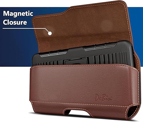 Miniatura 8 de DeBin - Funda para iPhone 15 Pro Max 15 Plus, 14 Plus Pro Max 13 Pro Max, 12 Pro Max 11 Pro Max, Xs Max 8 Plus Funda para cinturón de teléfono