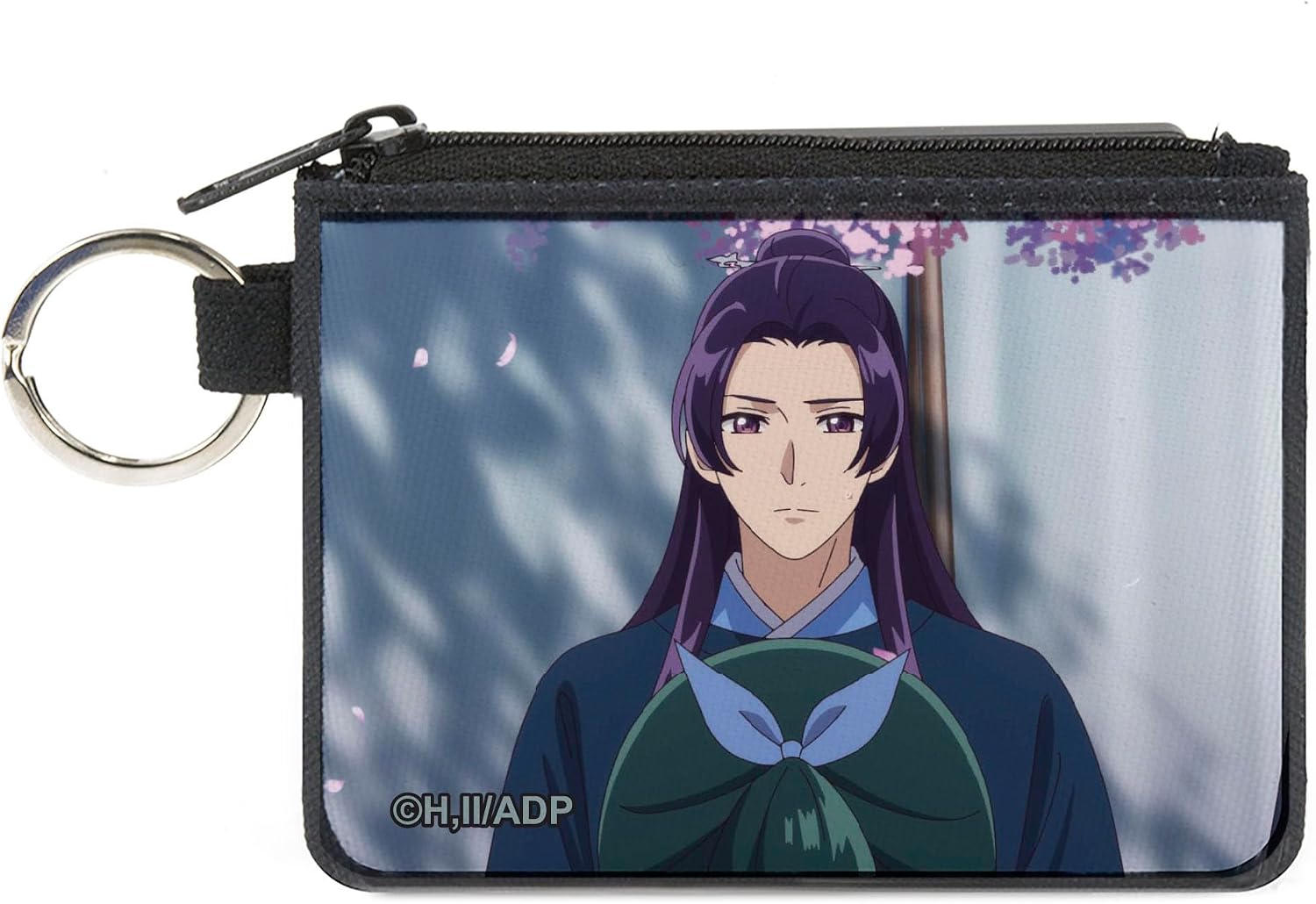 Buckle-Down The Apothecary Diaries Wallet, Zip Pouch, The Apothecary Diaries Jinshi Garden Pose, Canvas