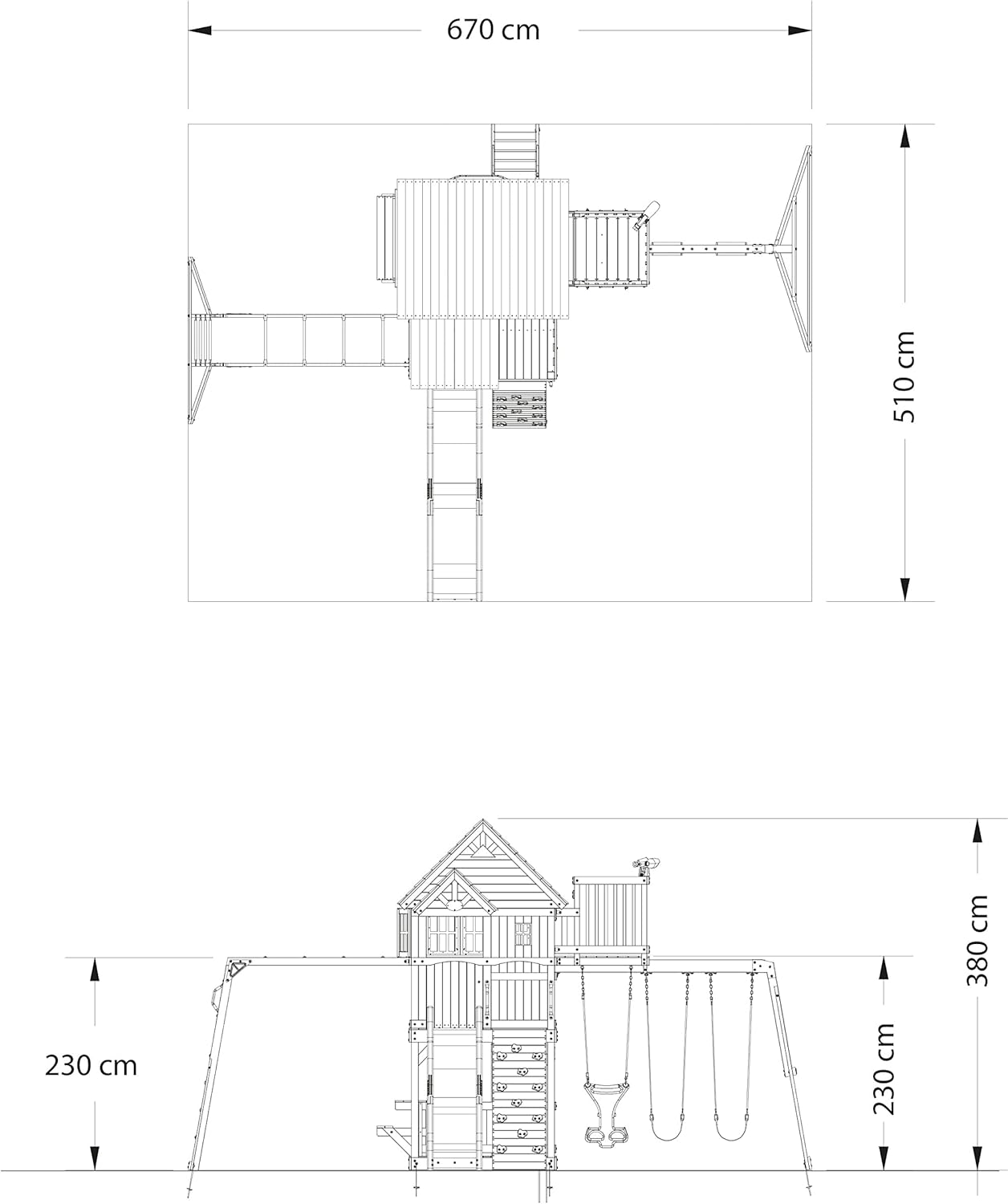 Uр Tо 50% оƒƒ Backyard Discovery Skyfort II All Cedar Wood Swing Set 🔥 Hоt Dеаlѕ Backyard Discovery Skyfort II All Cedar Wood Swing Set