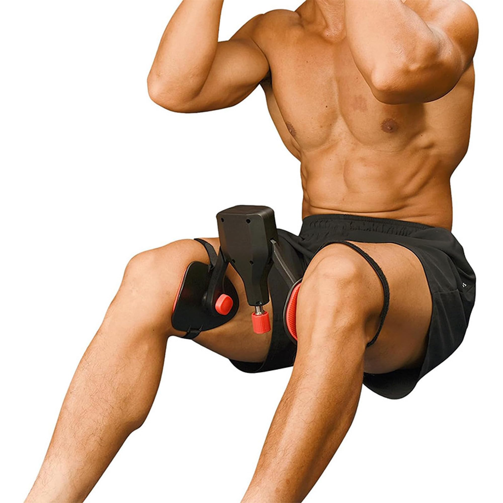 Oberschenkeltrainer, Beintrainer Beckenbodentrainer für Frau, Mann, Beckenboden Trainingsgerät mit Zählfunktion, Einstellbar Widerstand Oberschenkel Trainingsgerät, Fitnessgeräte für Zuhause