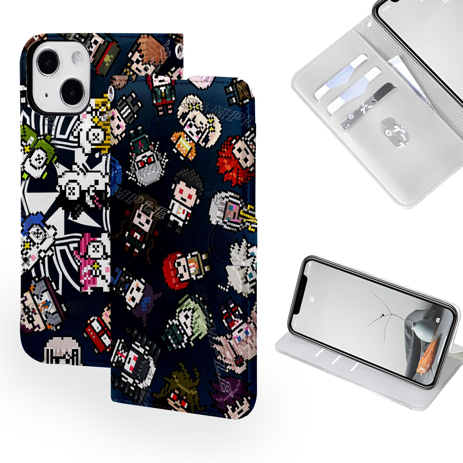 Amazon.co.jp: ダンガンロンパ スマホ ケース iphone16ケース 手帳 型