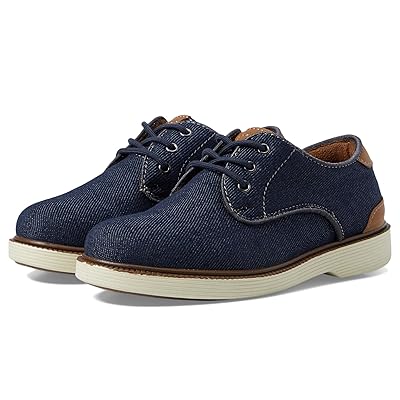 Florsheim Kids Highland Canvas Plain Toe Oxford Jr. (Toddler/Little Kid/Big Kid) Boys Shoes Navy