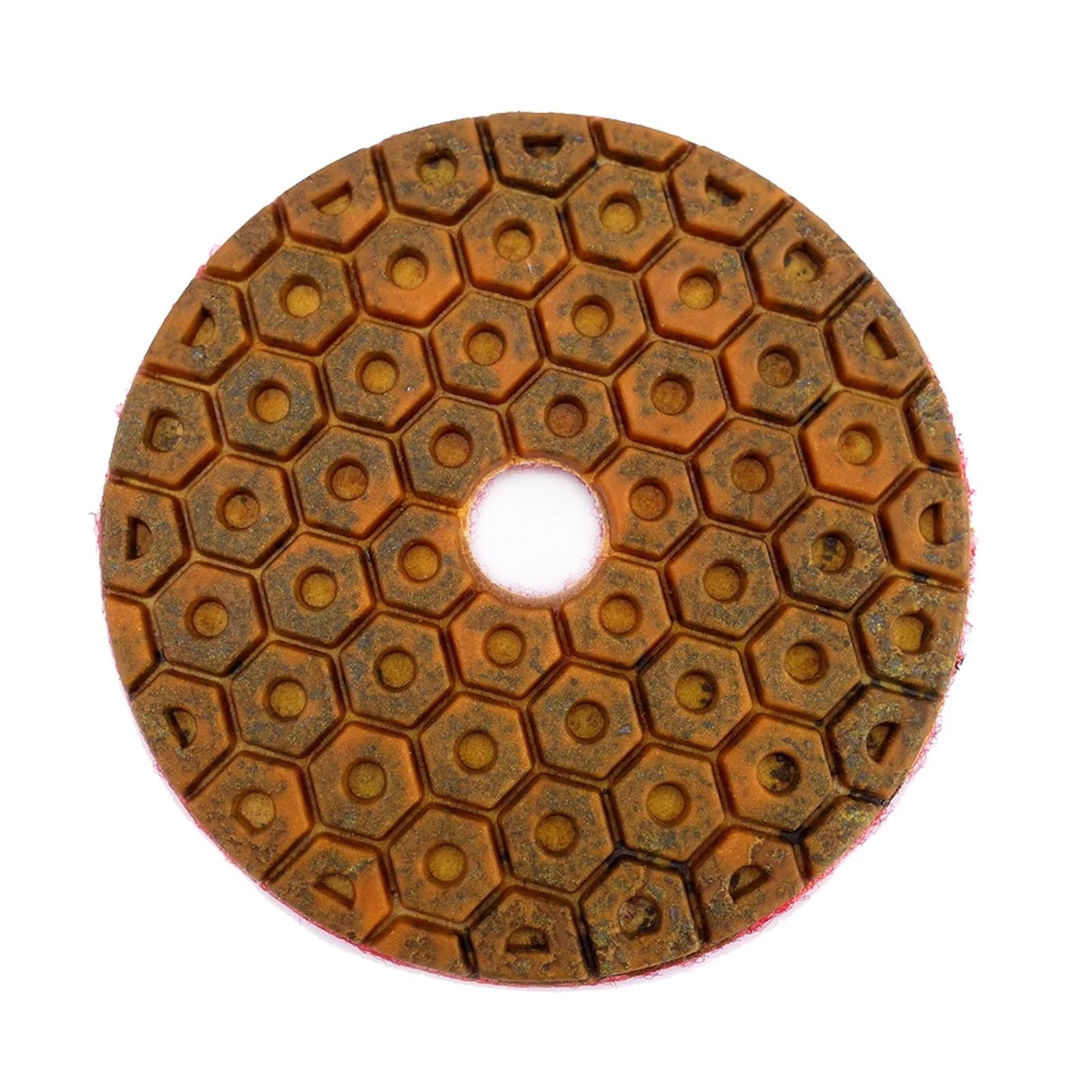 Almohadillas de pulido de diamante de 4 pulgadas, 6 pasos, unión de Metal de cobre, almohadilla de pulido húmedo for discos de molienda de piedra de mármol y granito cuicui(80_6 PCS_4 INCHES)