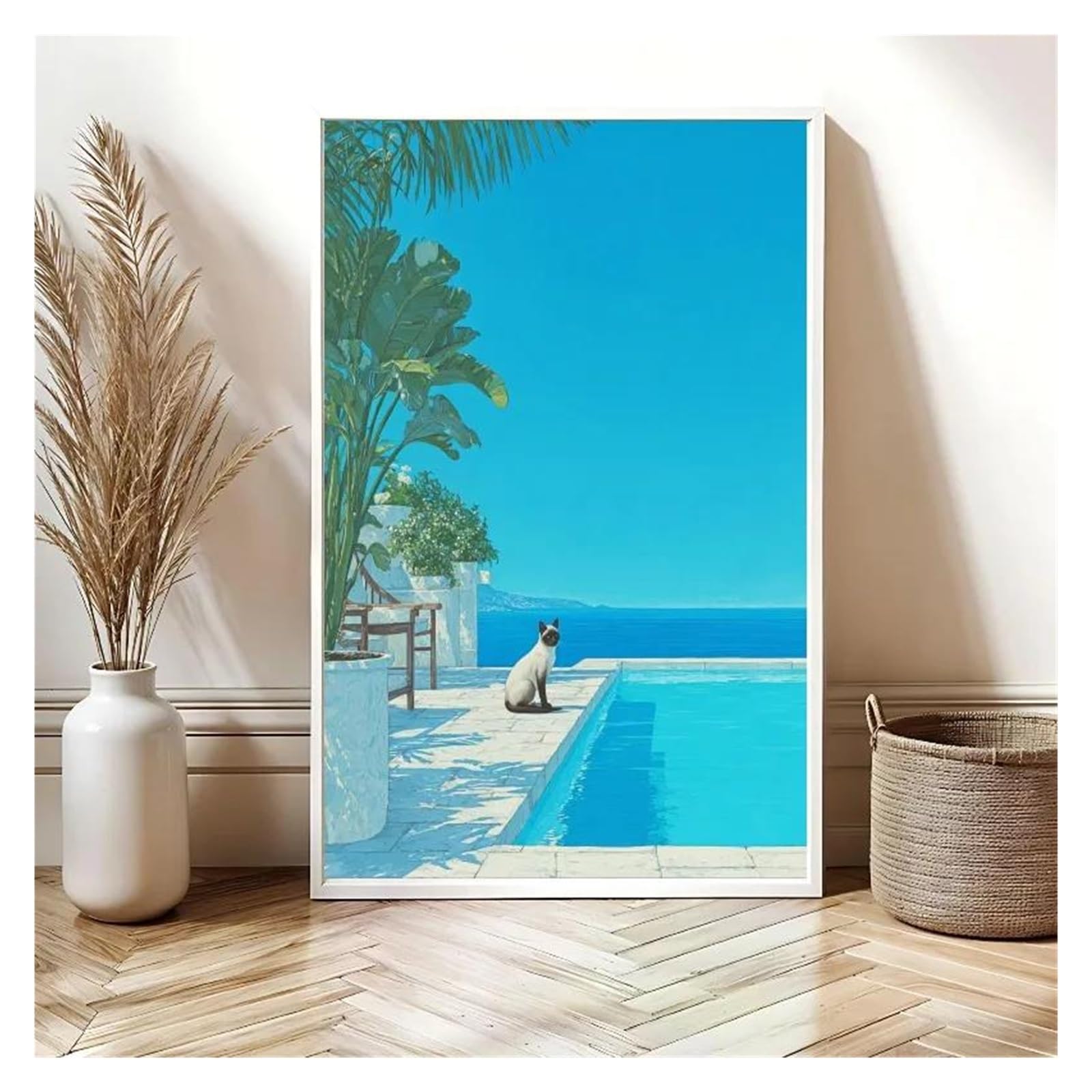Affiche de voyage d'été pour salon déco bord de mer