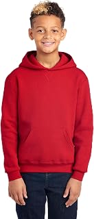 Russell Athletic Big Boys' Fleece Pullover Hood, True Red, Medium Price In India