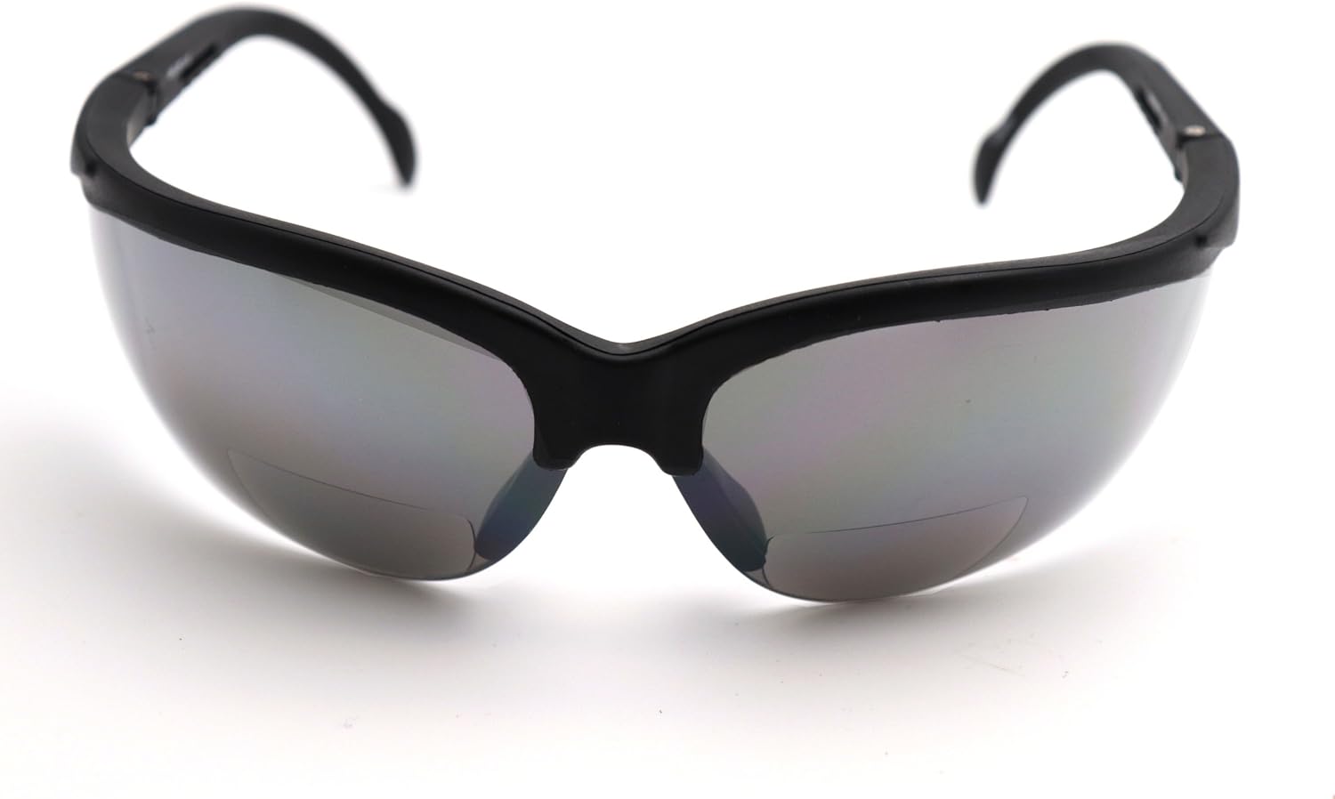 ColorViper Sports Double Injection Readers Flexie Reading Glasses size and color very (z3 matte black / silver mirror coating Bifocal, 2.50)