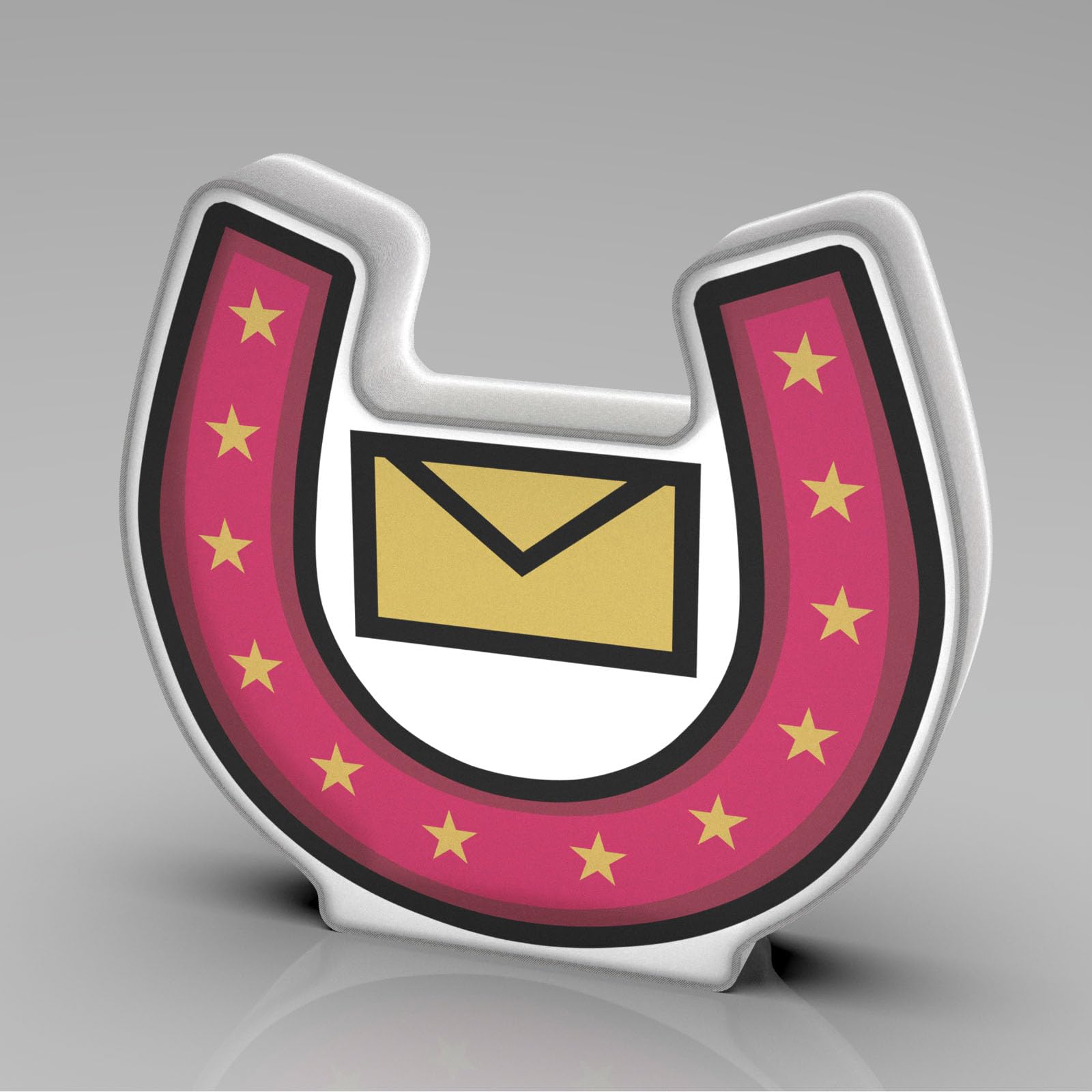 Panneau lumineux LED Lucky Mail décoratif et design pour bureau