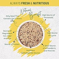 Vista 4 de Sunbest Natural Quinoa orgánica tricolor, sin OMG, vegana, kosher, 16 onzas, paquete de 2