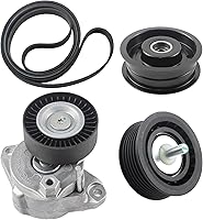 YzusGomumu Serpentine Belt Tensioner Idler Pulley Kit for 2006-2011 Mercedes ML350 GL450 E350 C300 - Replaces 2722021419