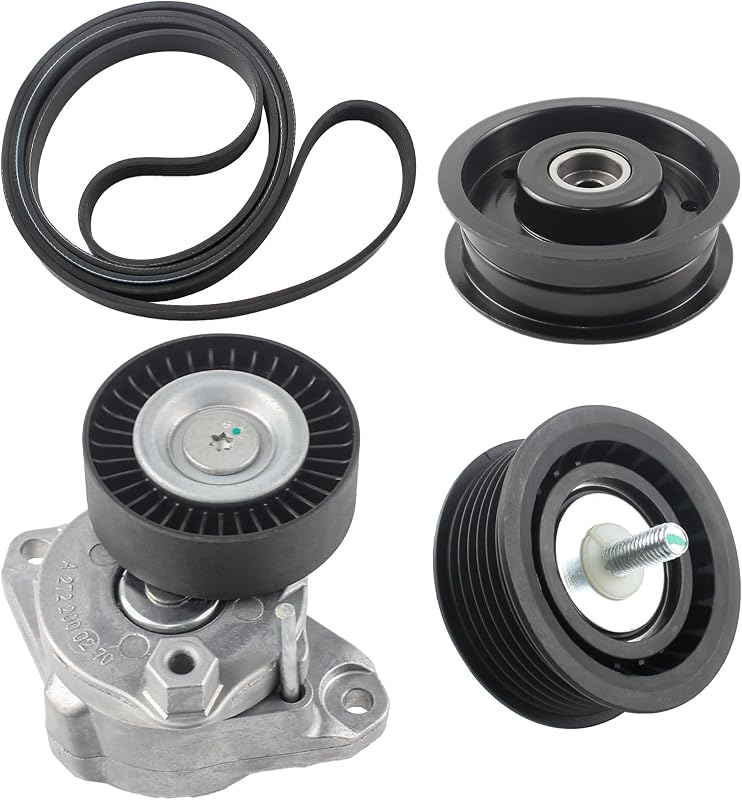 Kit de polia tensora da correia serpentina YzusGomumu para Mercedes-Benz – 1 unidade