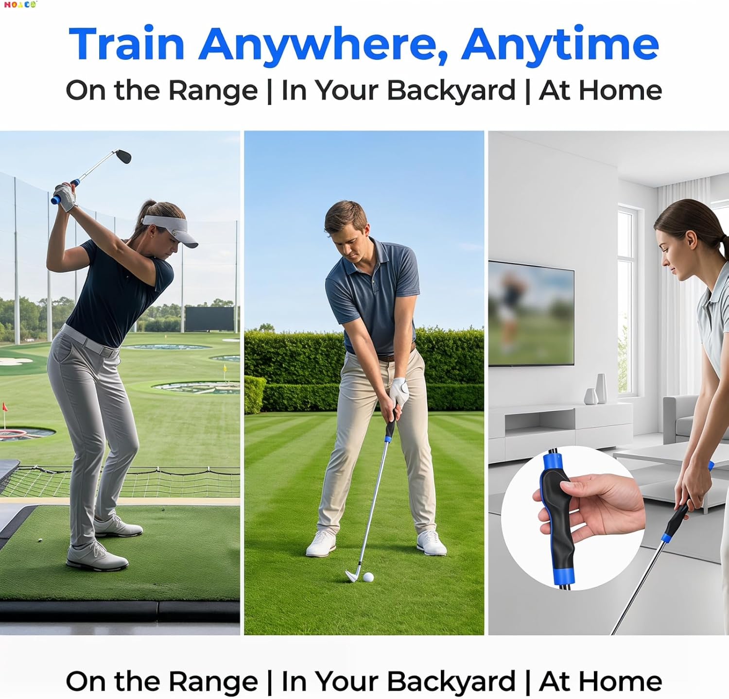 GameSwing True Grip Trainer 2.0,Golf Grip Trainer, Grip Trainer for Golf Clubs - Right Hand Golf Training Aid with Ergonomic Design, Corrects Golf Grip Posture and Improves Swing Accuracy
