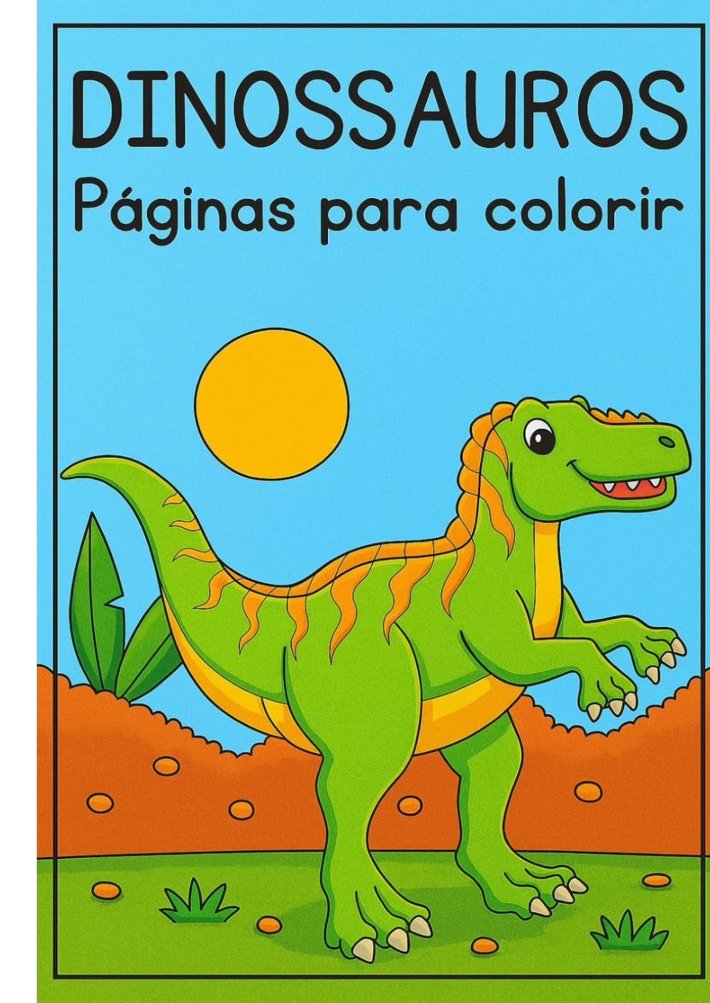 Dinossauros: Páginas para colorir