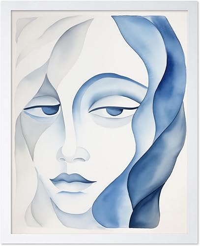 Miniatura 38 de Monem Art Póster de Cara Geométrica - Impresión de Dibujo de Líneas Retro - Arte Moderno - Arte Abstracto - Arte de Rostros - Arte Boho Elegante -