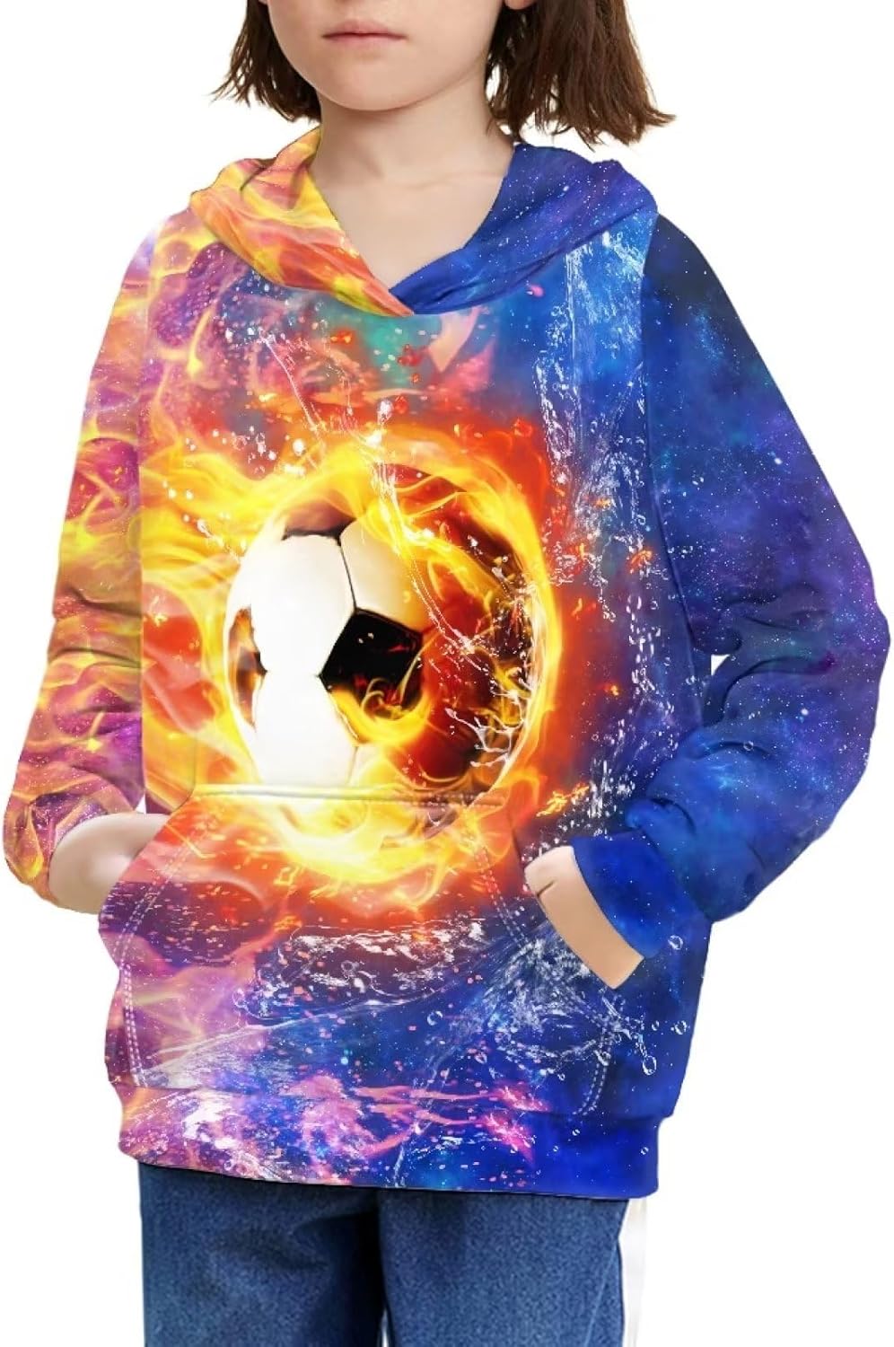 Kids Hoodies Boys Girls Size 6-16 Years Old Hooded Sweatshirts Clothing