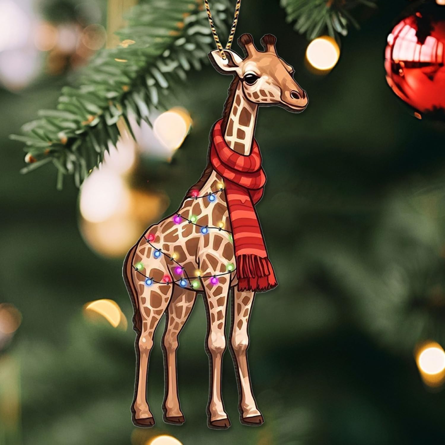 Amazon.com: Giraffe Christmas Ornament, Animals Christmas Ornament