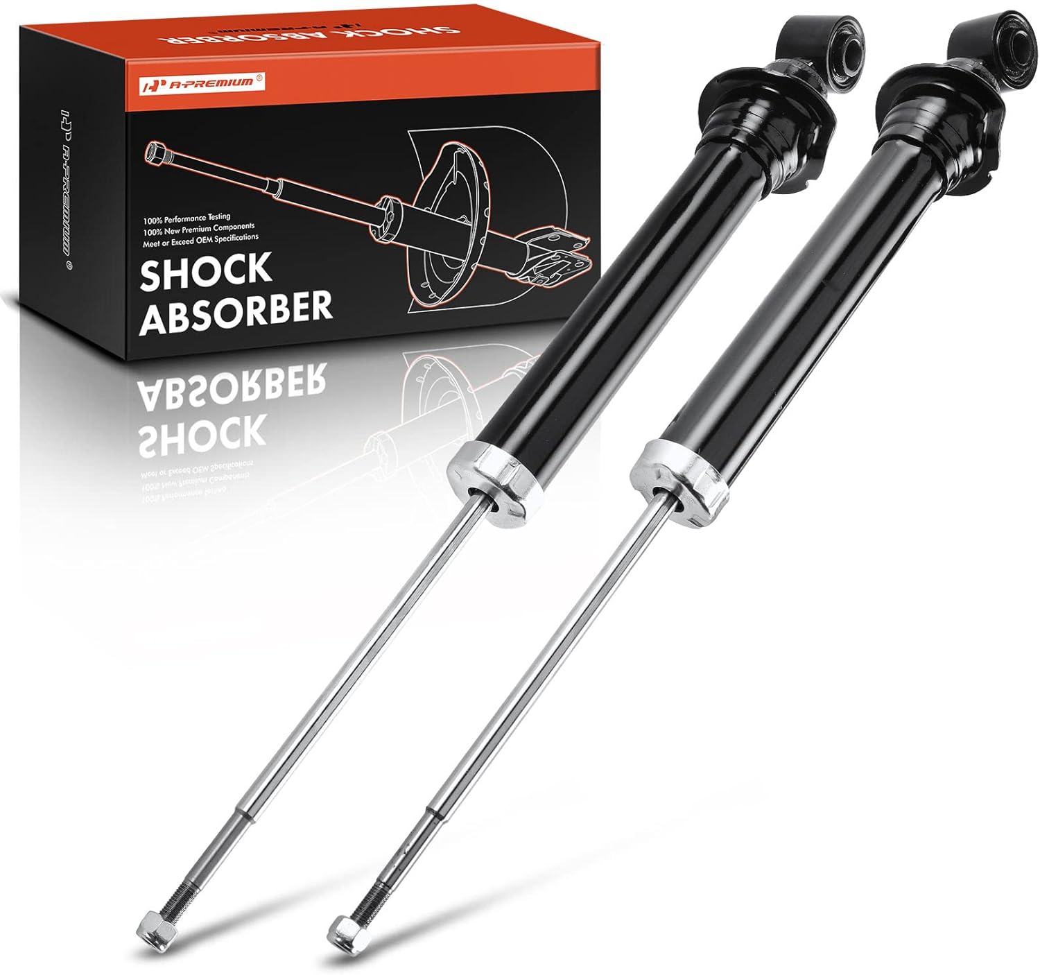 A-Premium Rear Shock Absorber Compatible with Mazda RX-8 2004 2005 2006 2007 2008, Driver and Passenger Side 2-PC Set