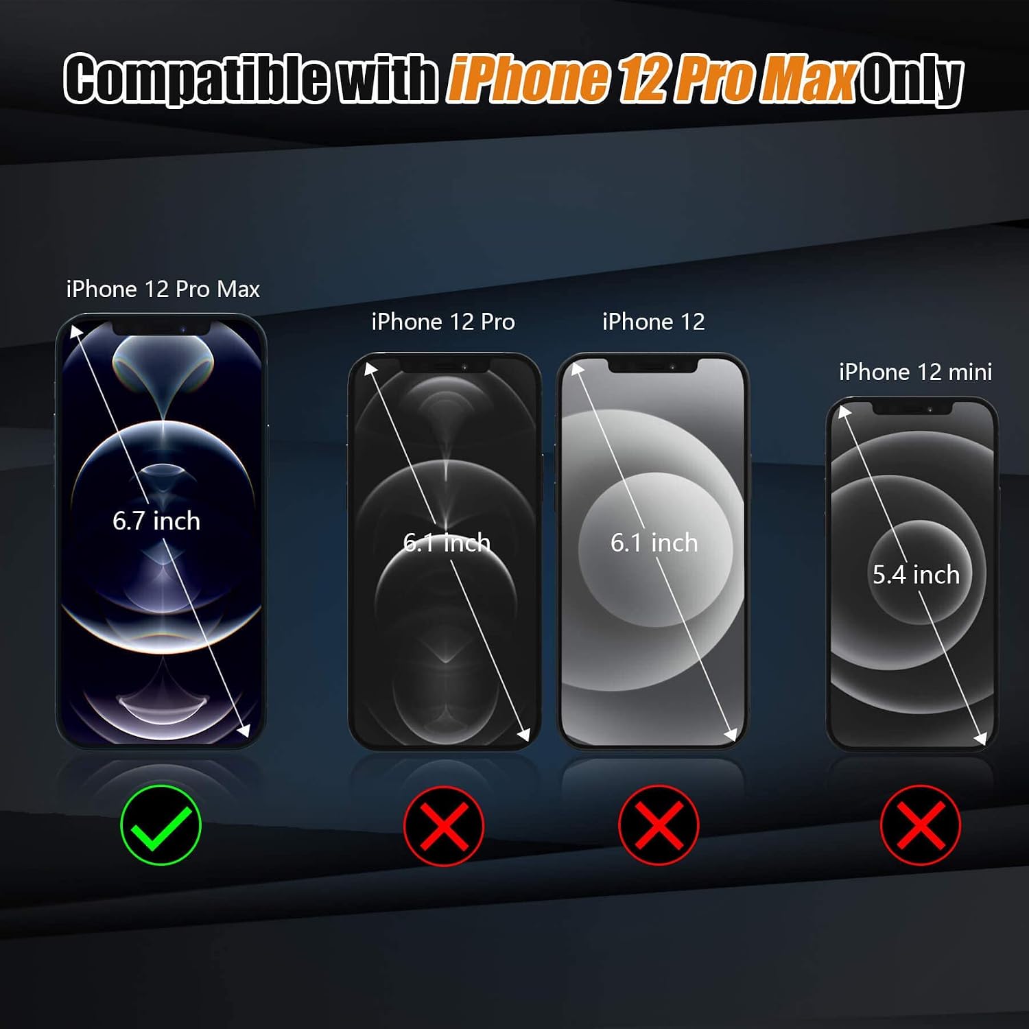 ZEROLEMON iPhone 12 Pro Max Battery Case 10000mAh, Wireless Charging & Lightning Headphone Supported, RuggedJuicer Extended Battery Charger Case for iPhone 12 Pro Max 6.7" 2020 - Black