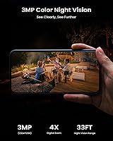 Vista 3 de ieGeek Security Cameras Wireless Outdoor, 2K Cameras for Home Security, IP66 Security Camera, 360° Outdoor Camera, Color Night Vision, AI Detection