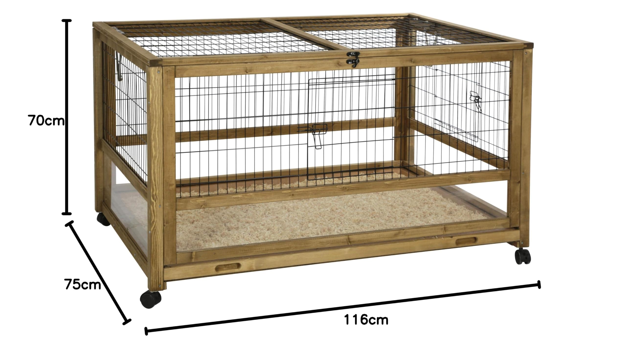 Kerbl Pet Cage pour Rongeur Indoor Space, 116X75X70cm