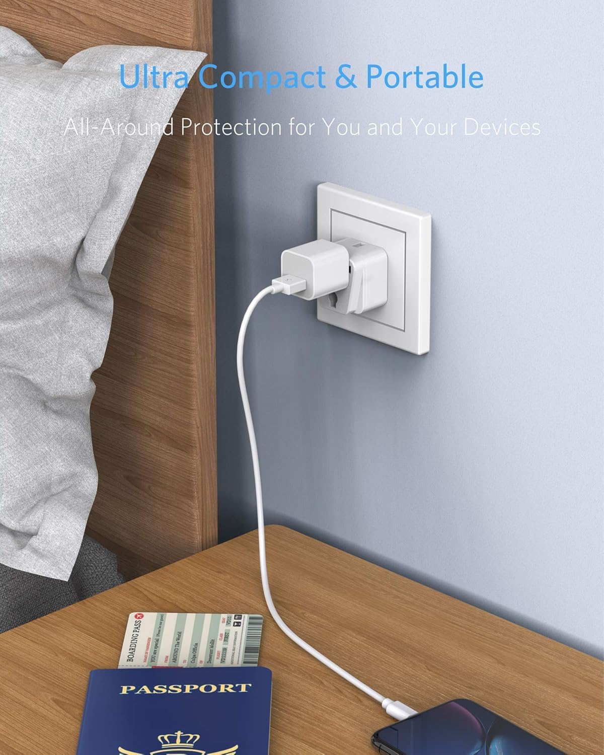 rts UK Adapter for Indian Pins, India to UK UAE, Hong Kong, Dubai, UK Power Adapter Converter- Type G - Perfect for Laptop, Camera, Phones, Chargers, iPhone, tablets, Bluetooth speakers White (1 Pack) 1