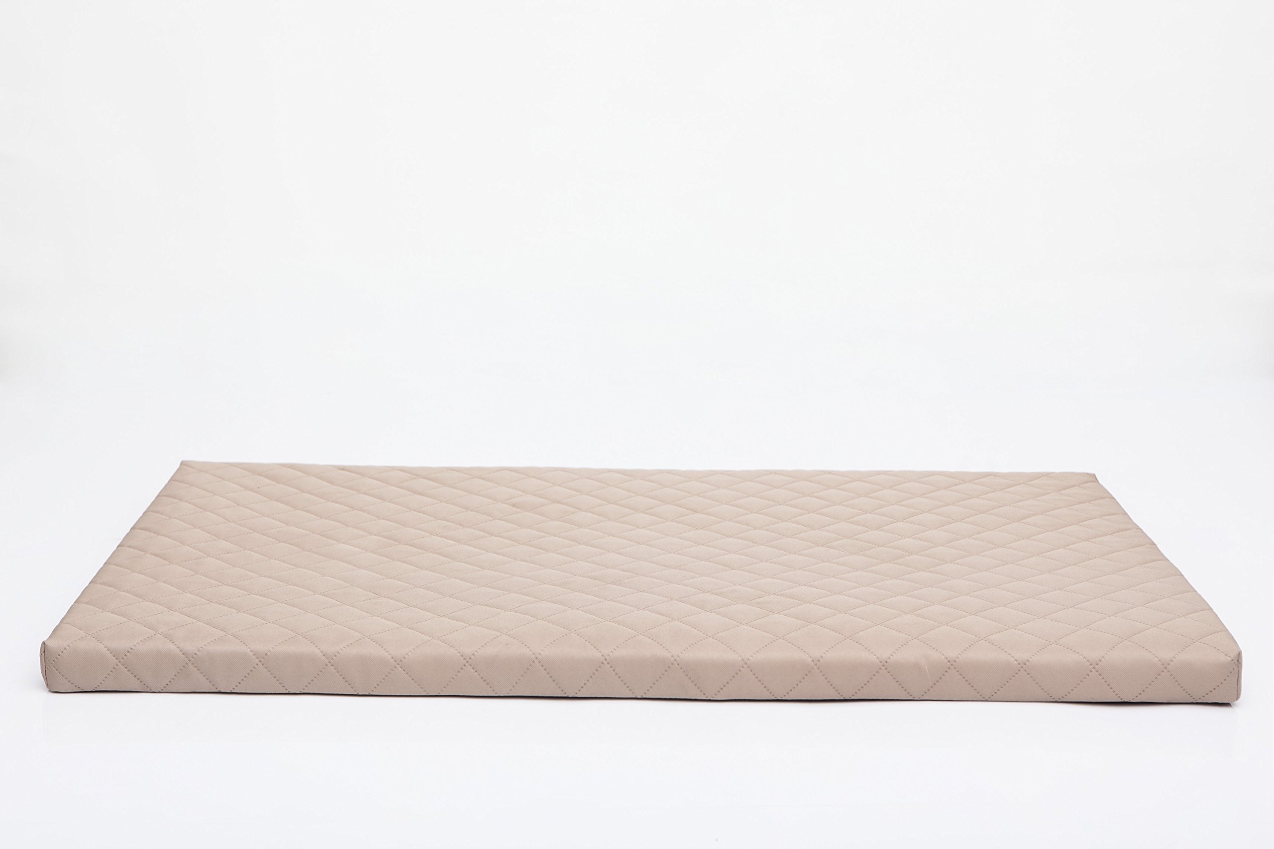 Colchón para perros, sofá para perros, cojín para perros, sofá, colchón, cama, cama para animales, suave, cama para mascotas, cojín XXL – 81 x 50 cm, color beige
