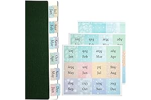 Monthly Tabs for Planners -- The Undisputed Organizational Essential