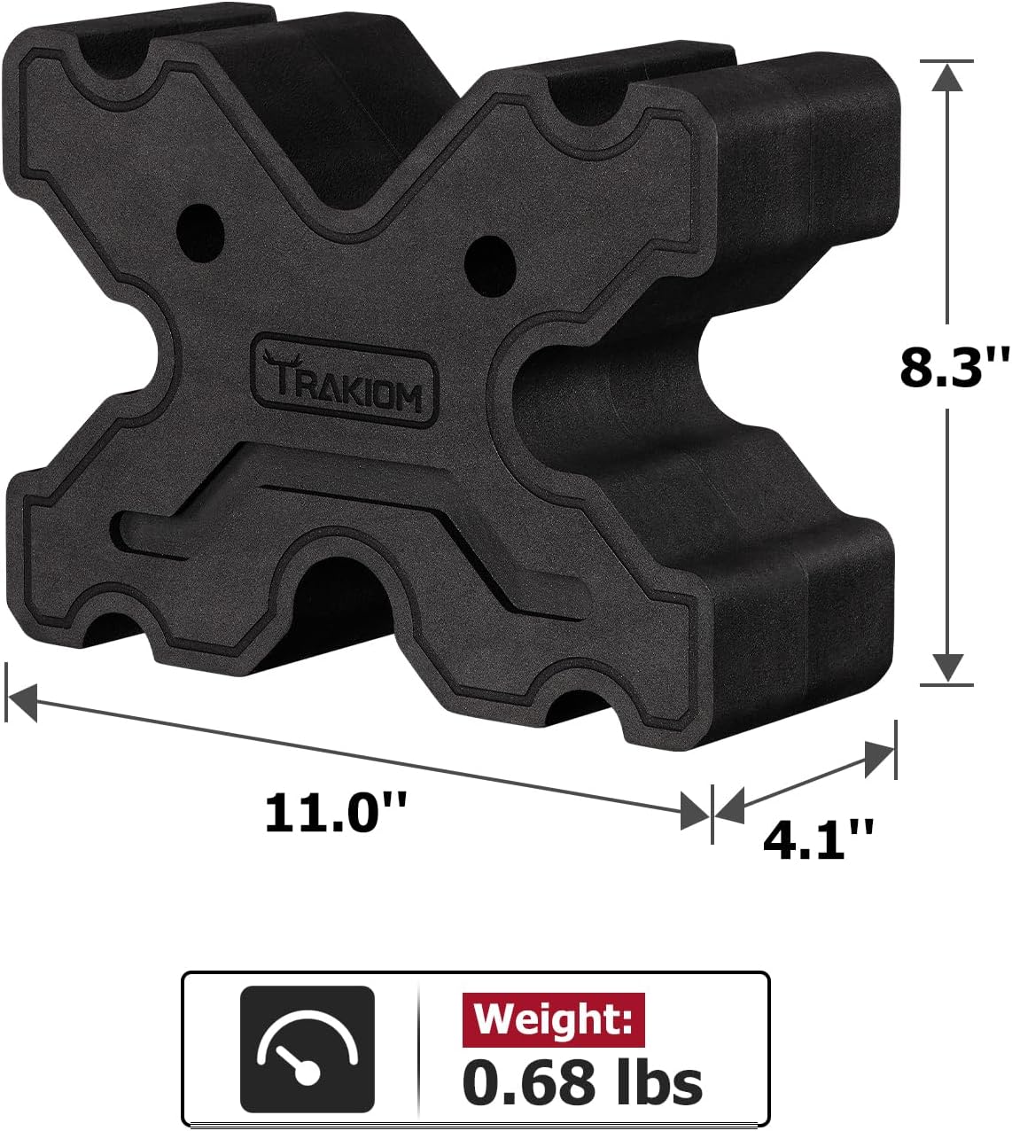 Trakiom X-Block Shooting Rest for Rifles Foam Gun Rest Shooting Bench Gun Stand Portable Lightweight Recoil Reduction