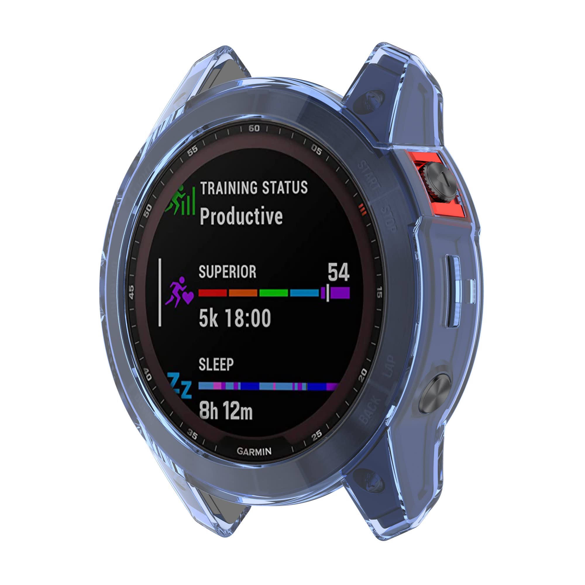 Custodia Protettiva TPU Per Garmin Fenix 7 E Fenix 7 Solar - Antiurto E Antigraffio, Design Placcato (Nero)