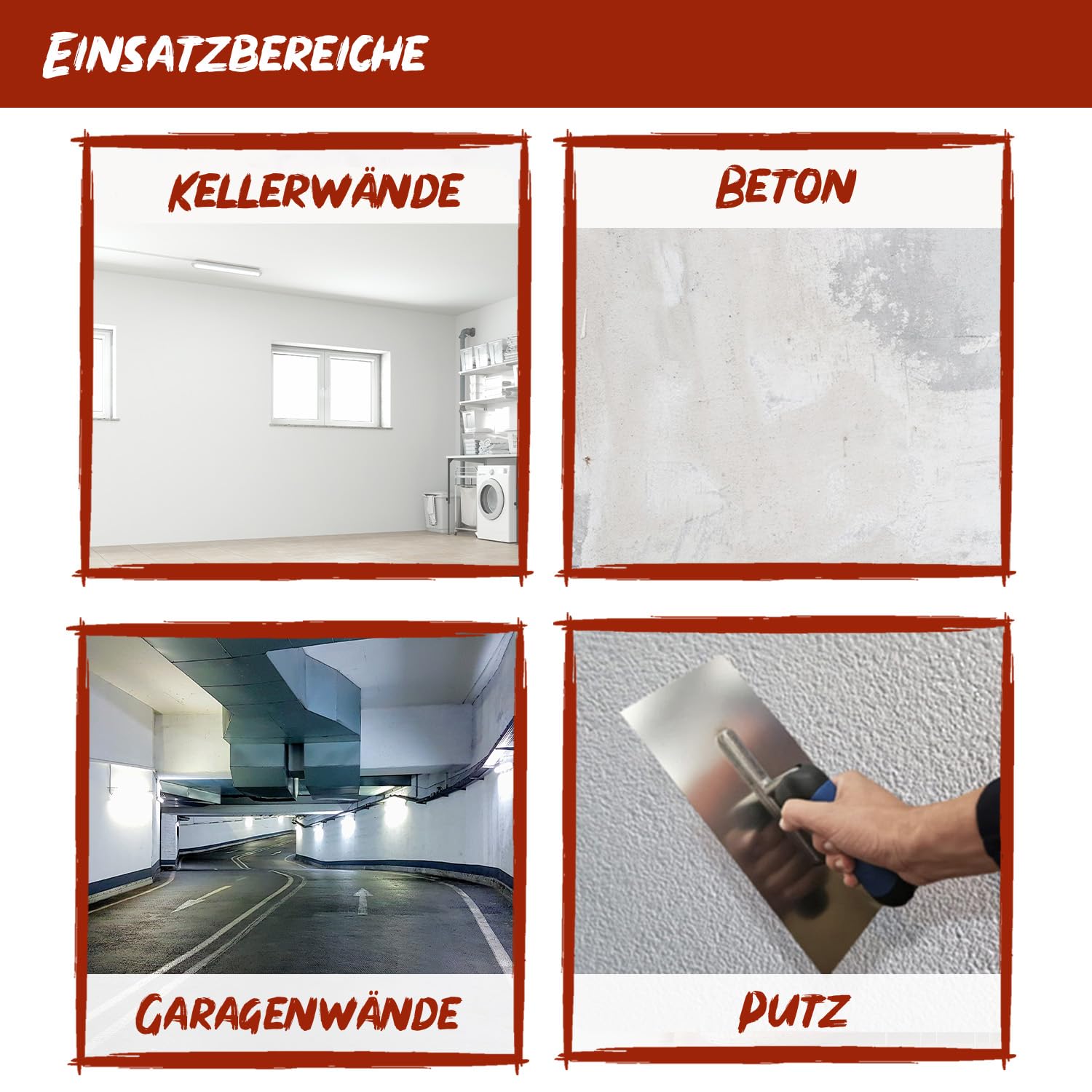Kellerwandfarbe 10L weiß, atmungsaktive Wandfarbe, Silikatfarbe Keller, Keller Farbe
