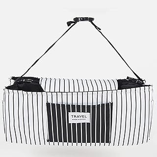 Bolso Multifunción De Bebé, Organizador De Cochecitos De Cochecito, Bolsa De Colgaje Caja De Tejido Bolsa De Almacenamiento Para Niños Accesorios De Cochecito De Niños Se Ajusta A La Mayoría ,Blanco