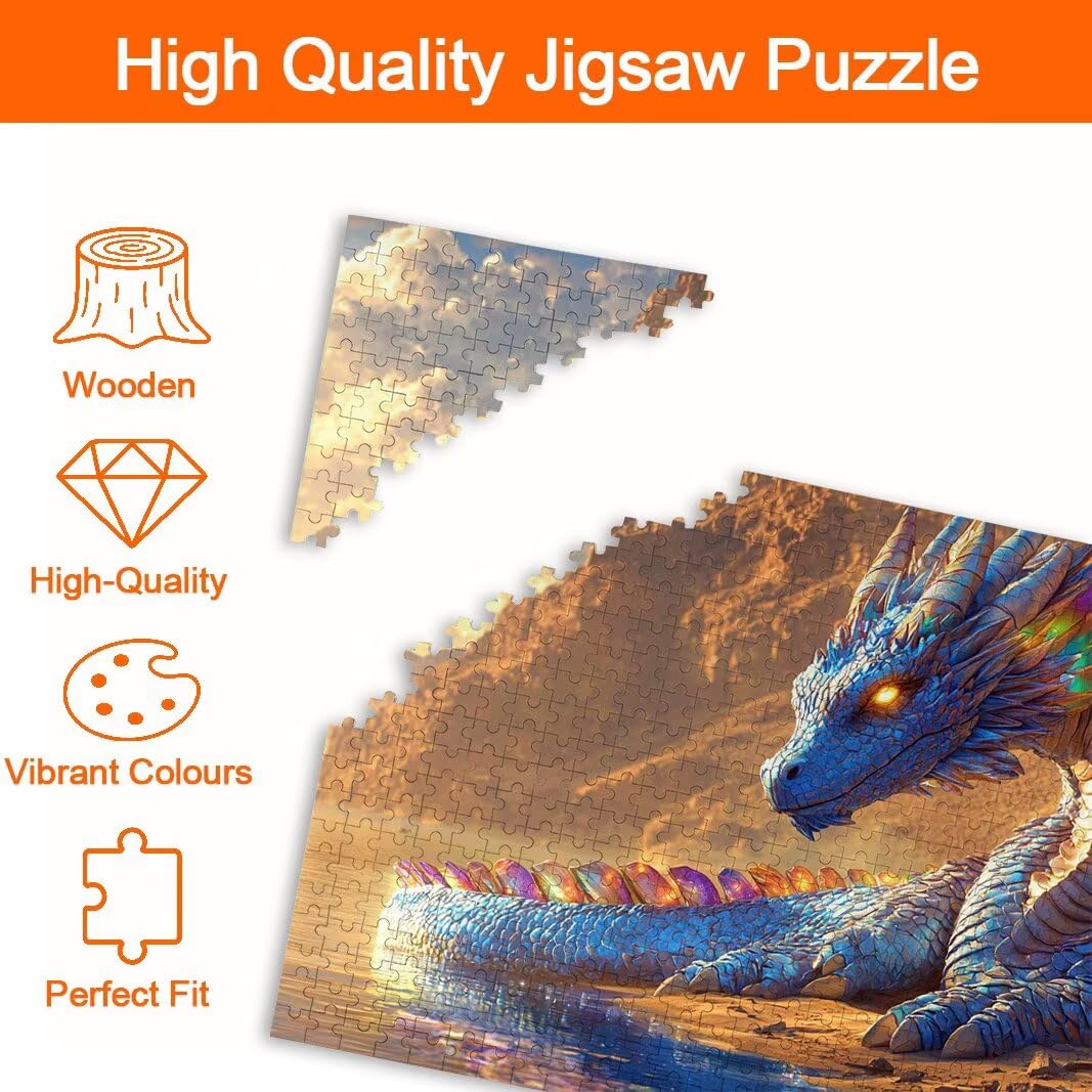 Puzzle Drachen, Puzzle 2000 Teile Erwachsene, Klassische Puzzles -8565