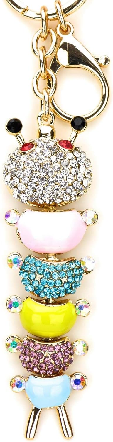 Bling Jointed Caterpillar Key Chain