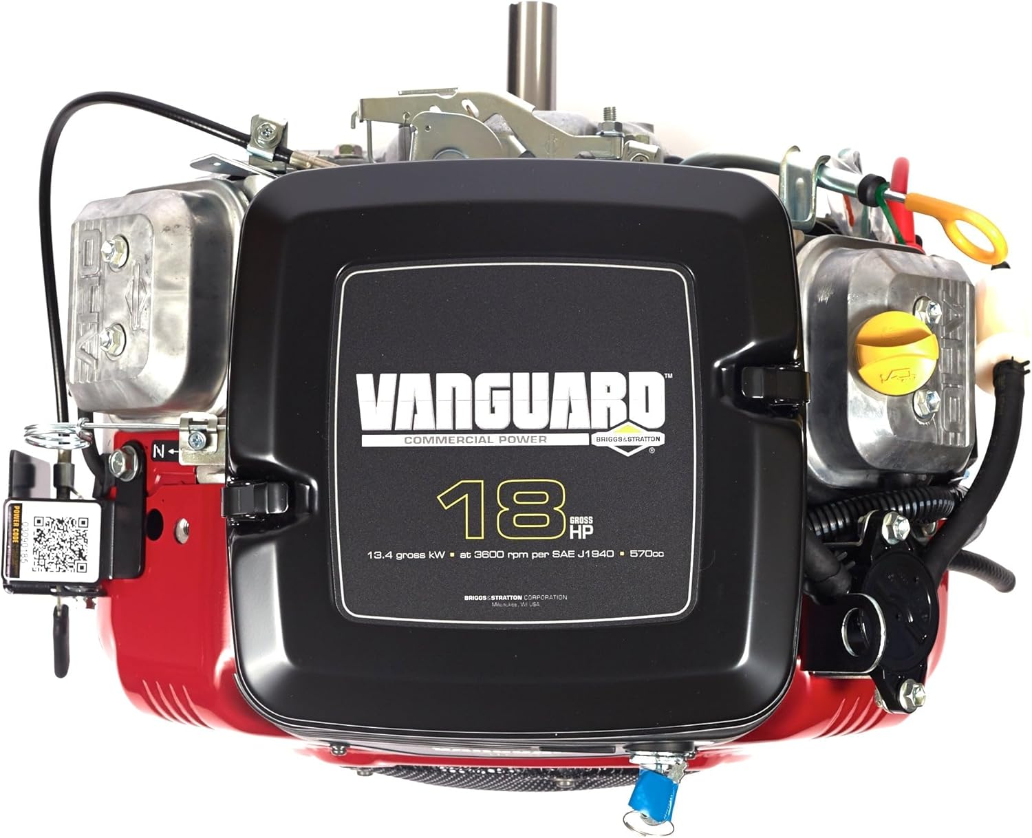 Briggs & Stratton 356447-0080-G1 Vanguard 18.0 HP 570cc Horizontal Shaft Engine