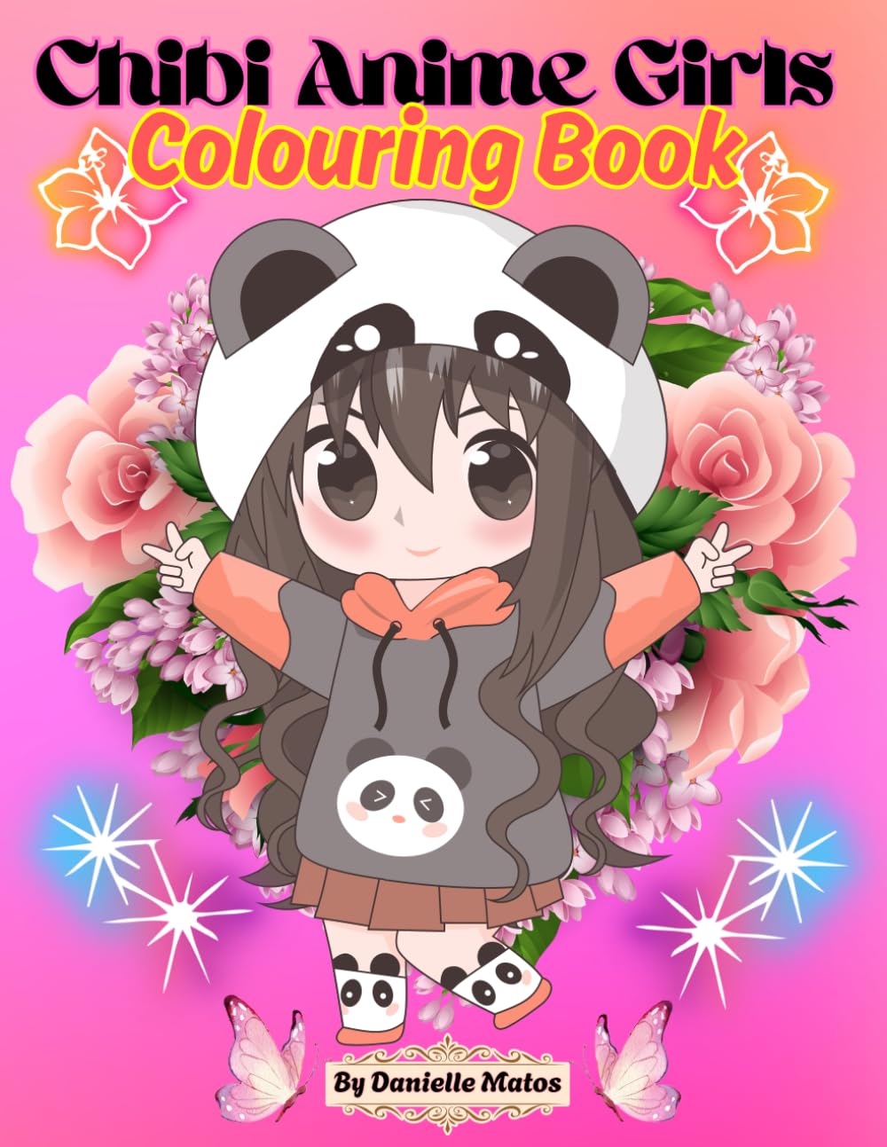 Chibi Anime Girls Colouring Book: (Adorable Kawaii Anime Girls to Colour for Teens and Adults)