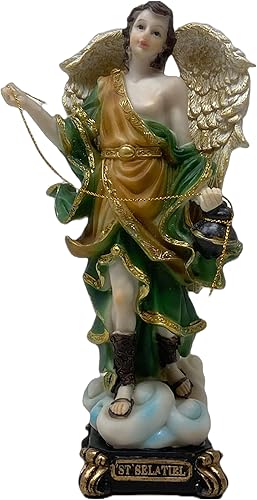 Miniatura 6 de Cannan Set De 7 Arcángeles 6" Resina Figuras Religosas Siete Arcángeles San Jhudiel, San Miguel, San Rafael, San Barachiel, San Gabriel, San Uriel,